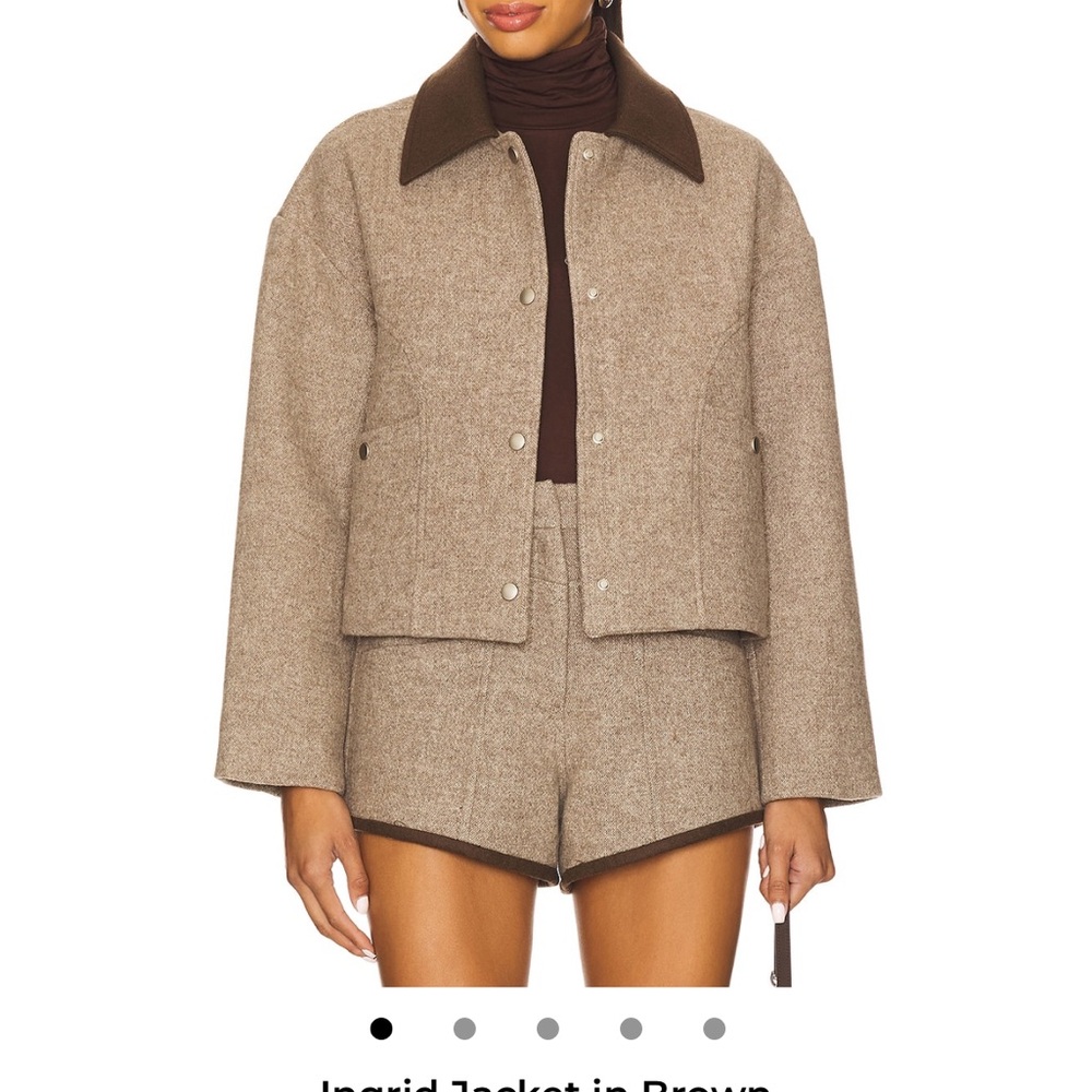 Line & Dot Ingrid Jacket in Brown
